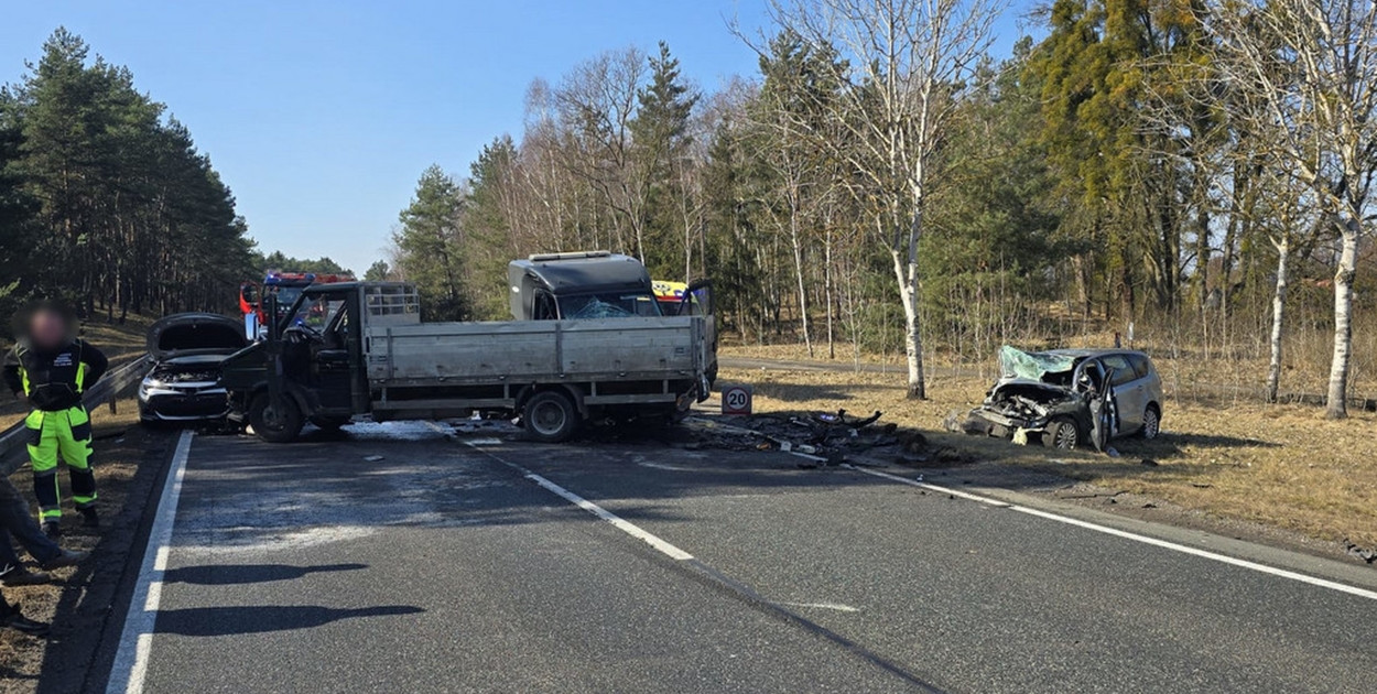 Kujawsko-pomorskie/ Odblokowano DK10 w Przyłubiu