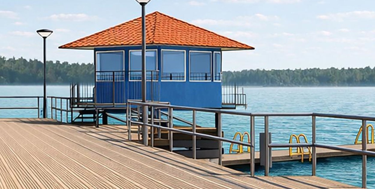 Będzie remont pomostu na plaży w Człuchowie