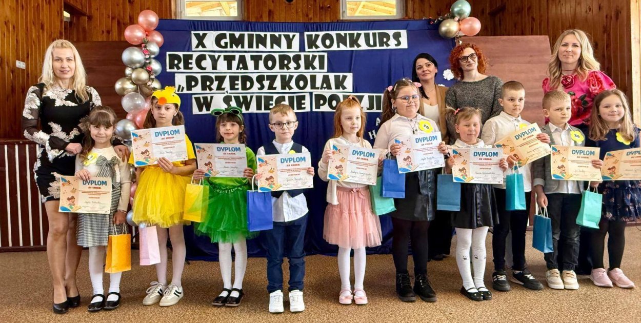 Gmina Wyrzysk: X Gminny Konkurs Recytatorski - Przedszkolak w świecie poezji