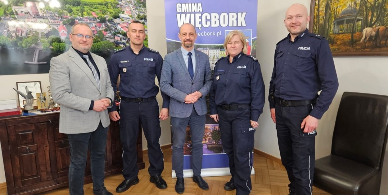 Zmiany kadrowe na posterunkach Policji w Więcborku i w Kamieniu Krajeńskim