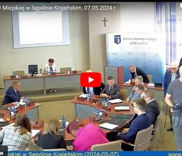 I sesja Rady Miejskiej w Sępólnie Krajeńskim, 07.05.2024 r.
