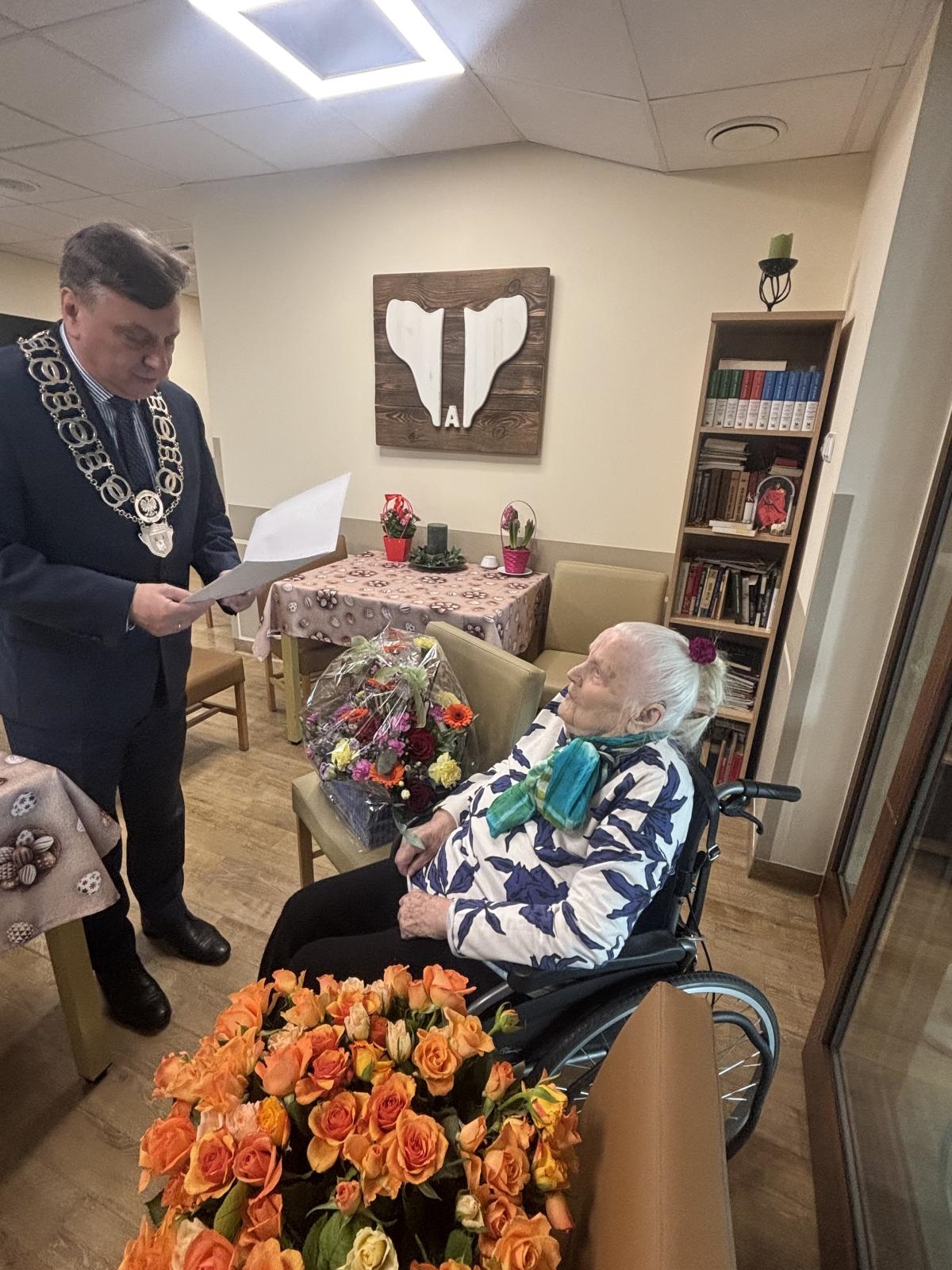 102. urodziny najstarszej Człuchowianki - fot. UM Człuchów