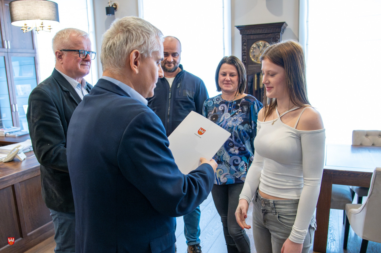 Bohaterska postawa 14-letniej mieszkanki Rzadkowa, w gminie Kaczory - fot. Powiat Pilski