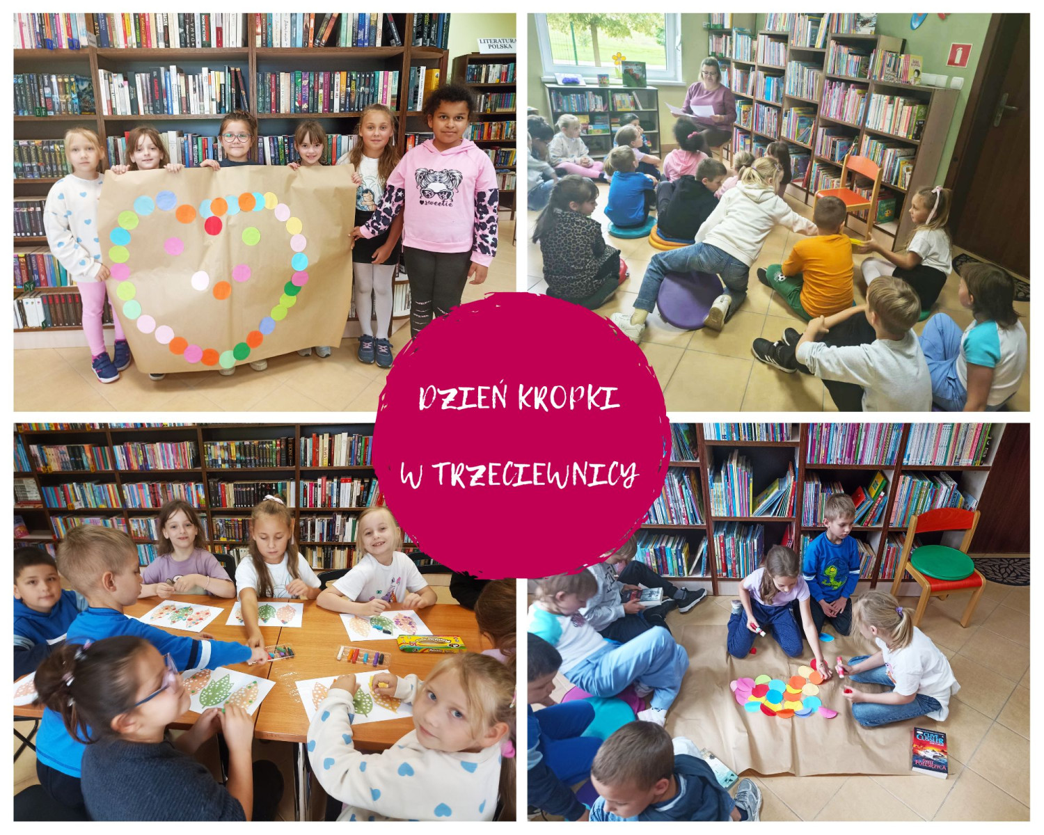 Gmina Nakło nad Notecią - Dzień Kropki w Trzeciewnicy - fot. PiMBP Nakło nad Notecią