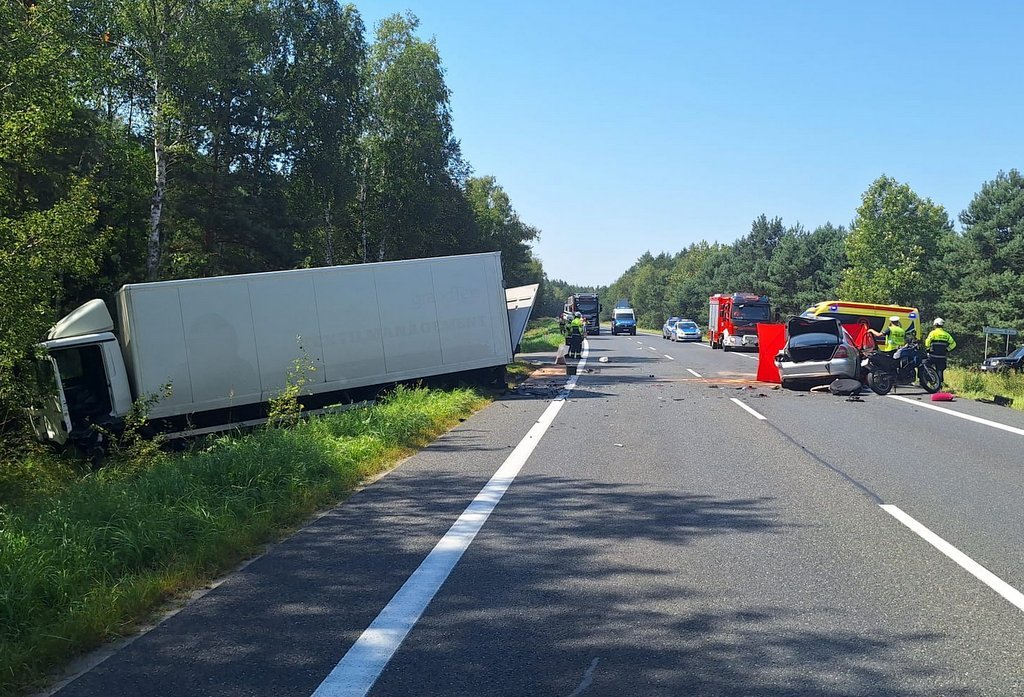 Kolejny śmiertelny wypadek na DK-10 - fot. KMP w Bydgoszczy