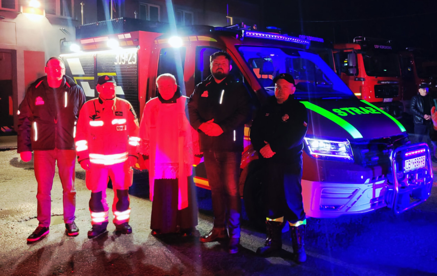 OSP Koronowo ma nowy samochód - fot. UM Koronowo