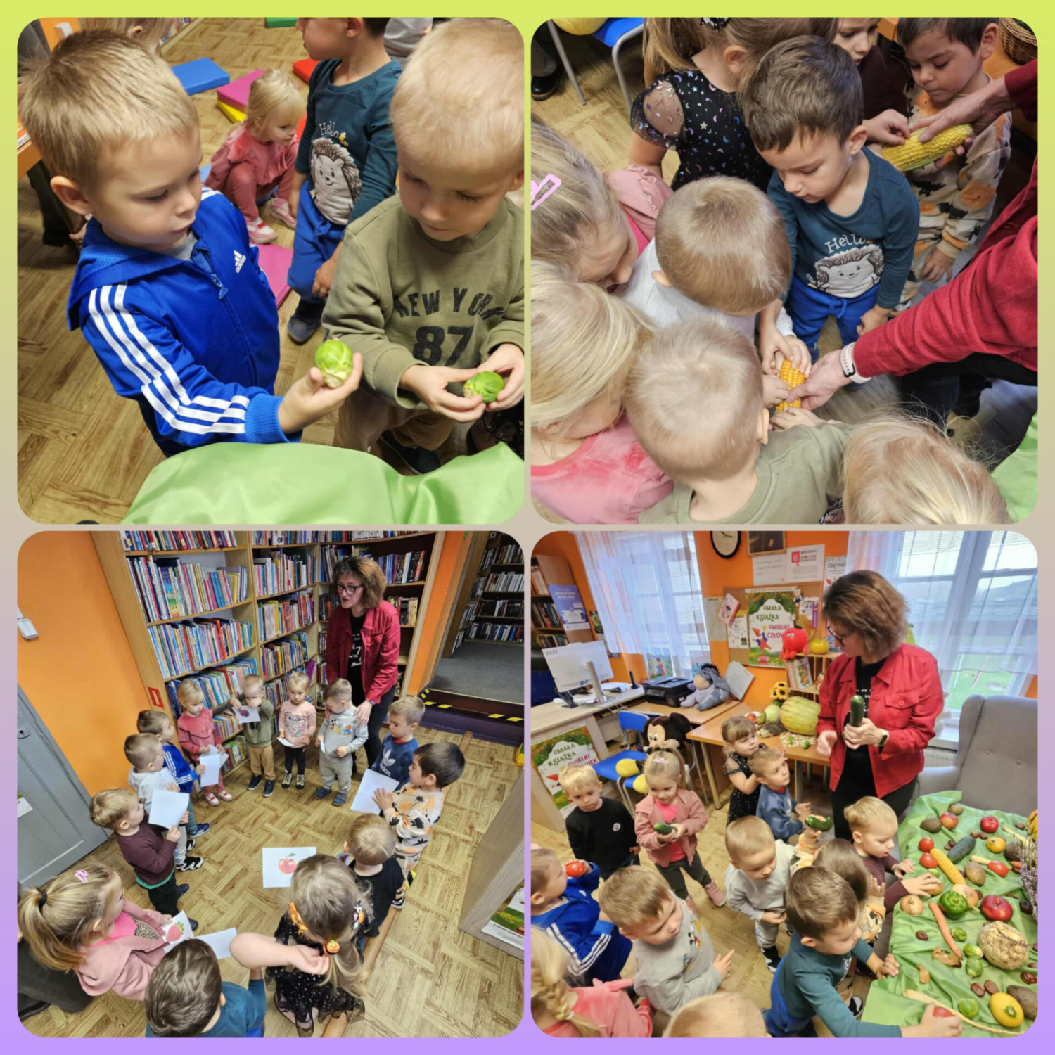 Potulice Maluchy w bibliotece w Potulicach - fot. PiMBP w Nakle nad Notecią - Filia w Potulicach