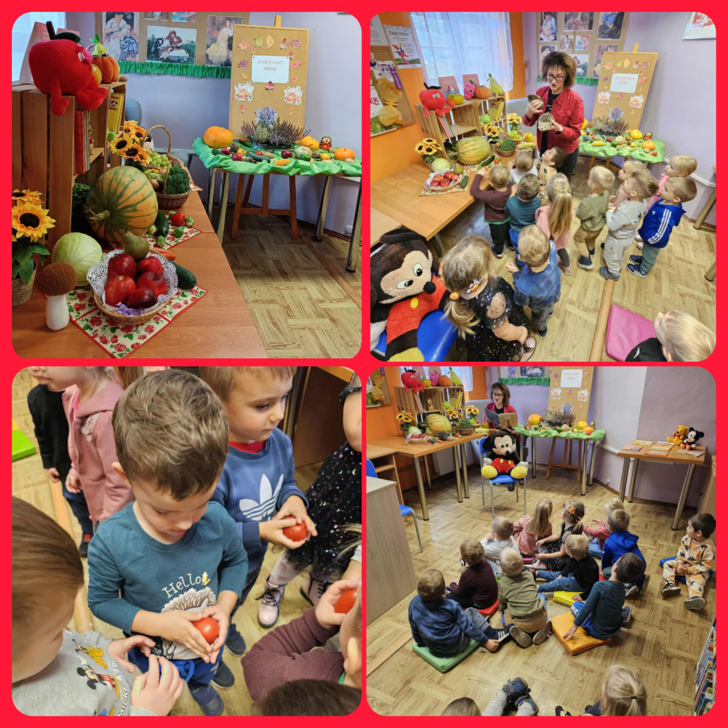 Potulice Maluchy w bibliotece w Potulicach - fot. PiMBP w Nakle nad Notecią - Filia w Potulicach