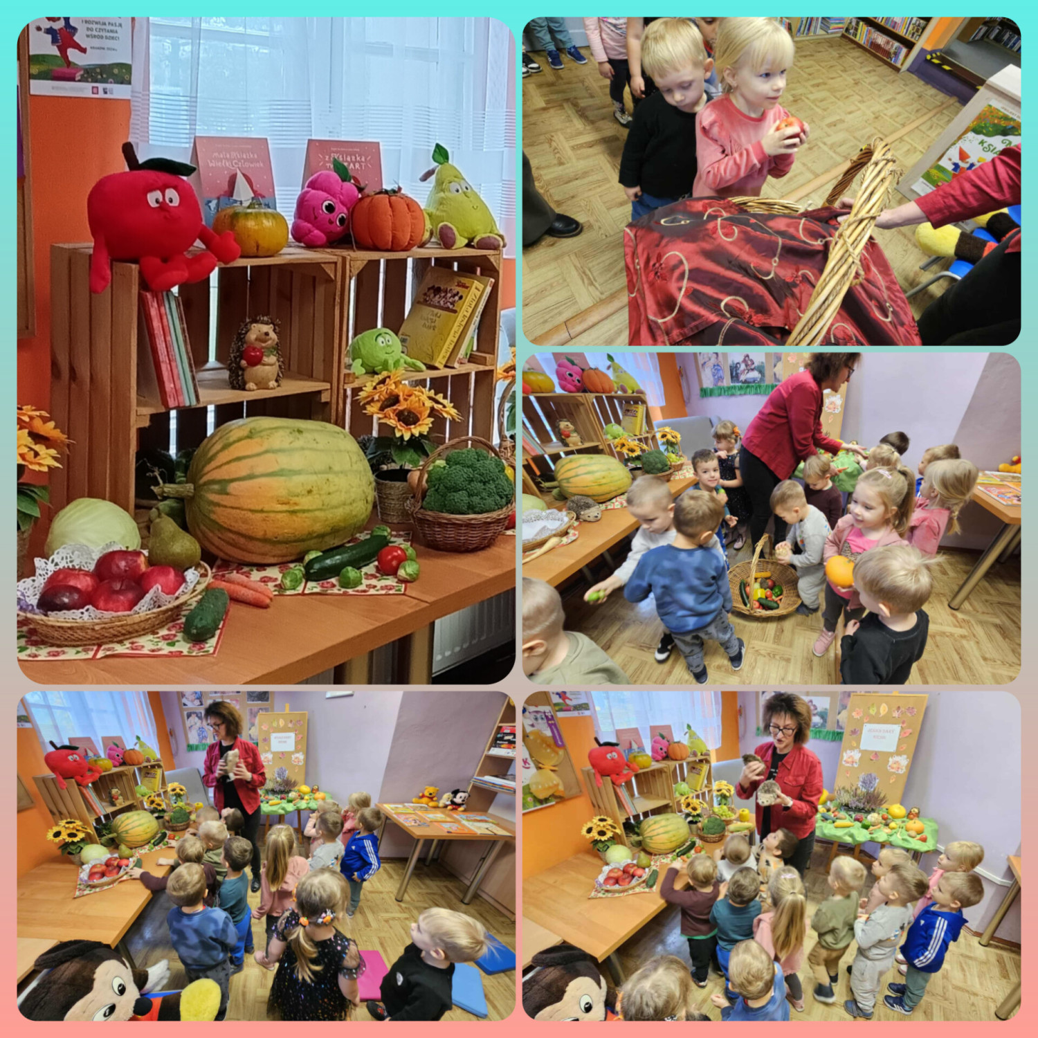 Potulice Maluchy w bibliotece w Potulicach - fot. PiMBP w Nakle nad Notecią - Filia w Potulicach