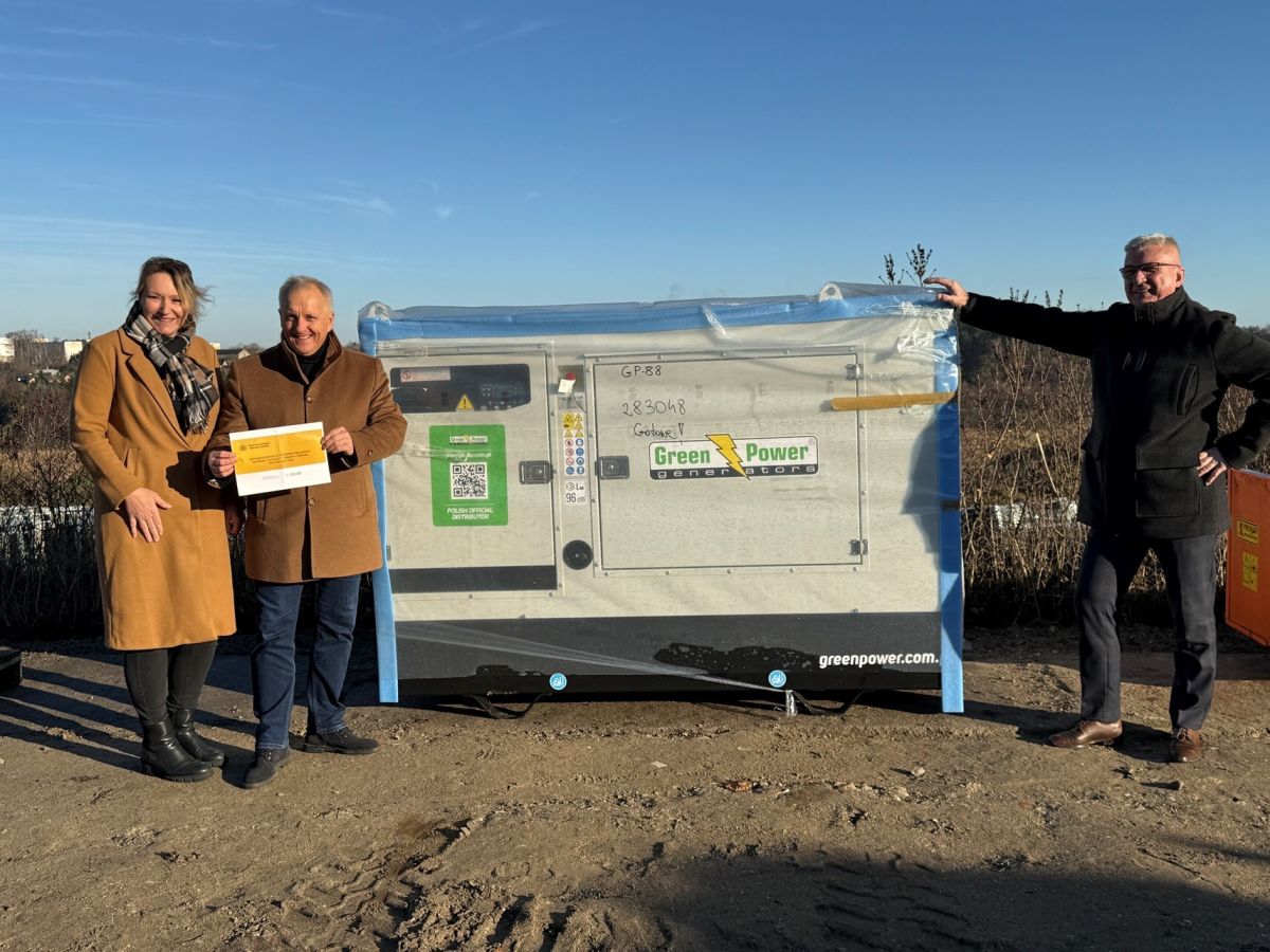 Powiat sępoleński Zakup agregatu dla Zarządu Drogowego w Sępólnie Krajeńskim