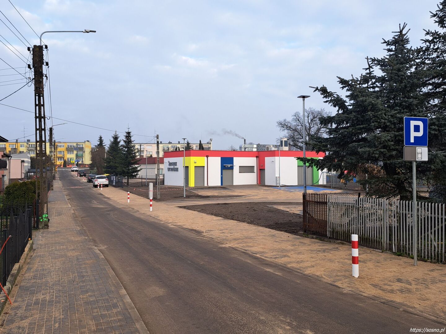 Sośno Pieszojezdnia na ulicy Parkowej udostępniona do ruchu - fot. UG Sośno