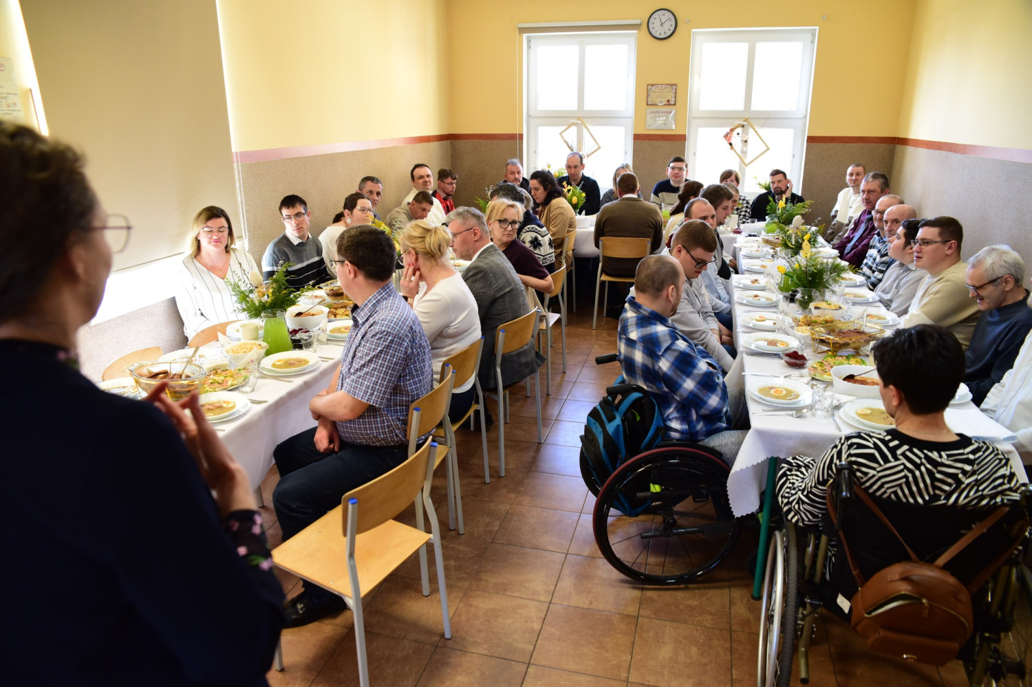 Uroczyste śniadanie wielkanocne w WTZ Jastrowie - fot. UGiM Jastrowie