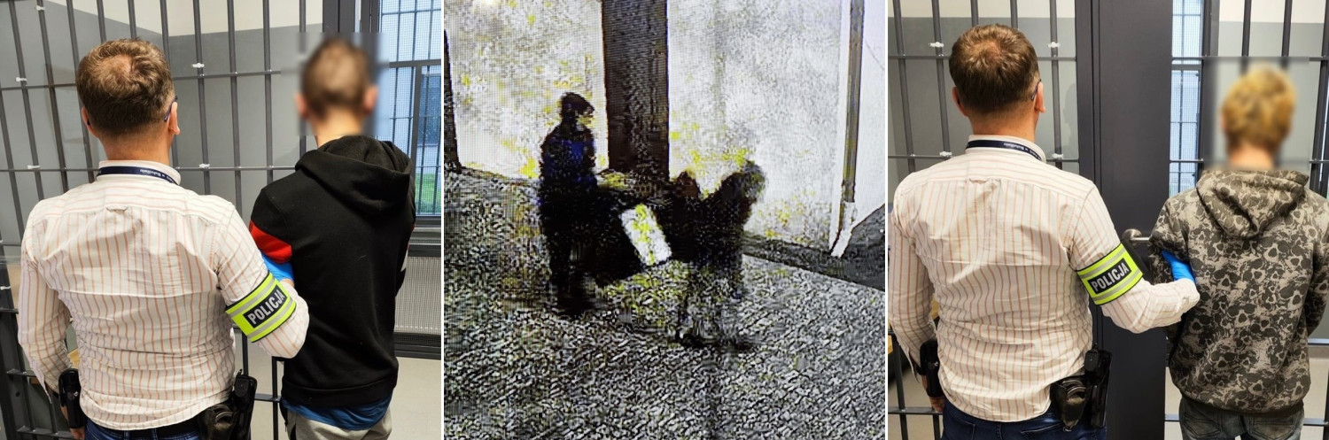 Wysoka - Ukradli kościelną skarbonę - fot. KPP Piła Wysoka - Ukradli kościelną skarbonę - fot. KPP Piła