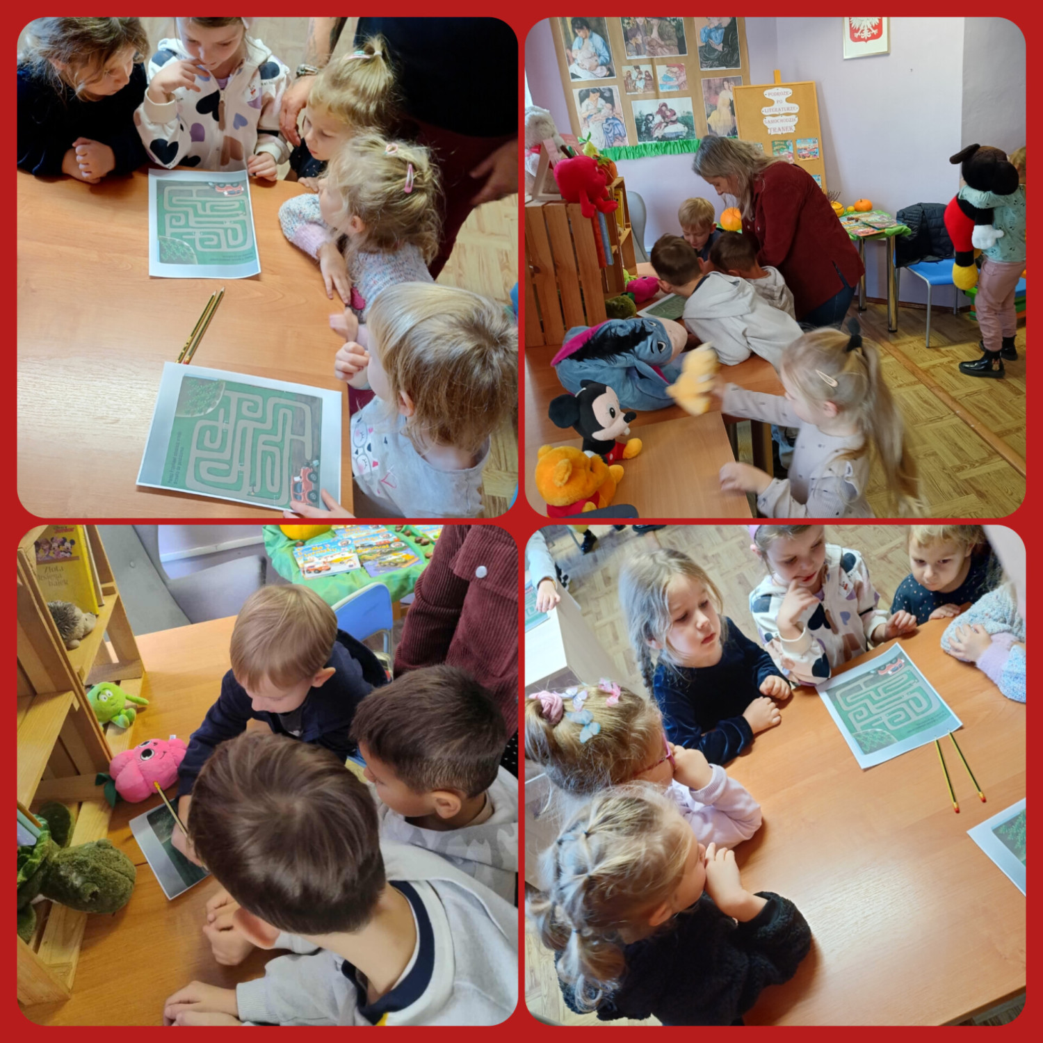 fot. PiMBP w Nakle nad Notecią, Filia w Potulicach - Podróże po literaturze... w bibliotece w Potulicach