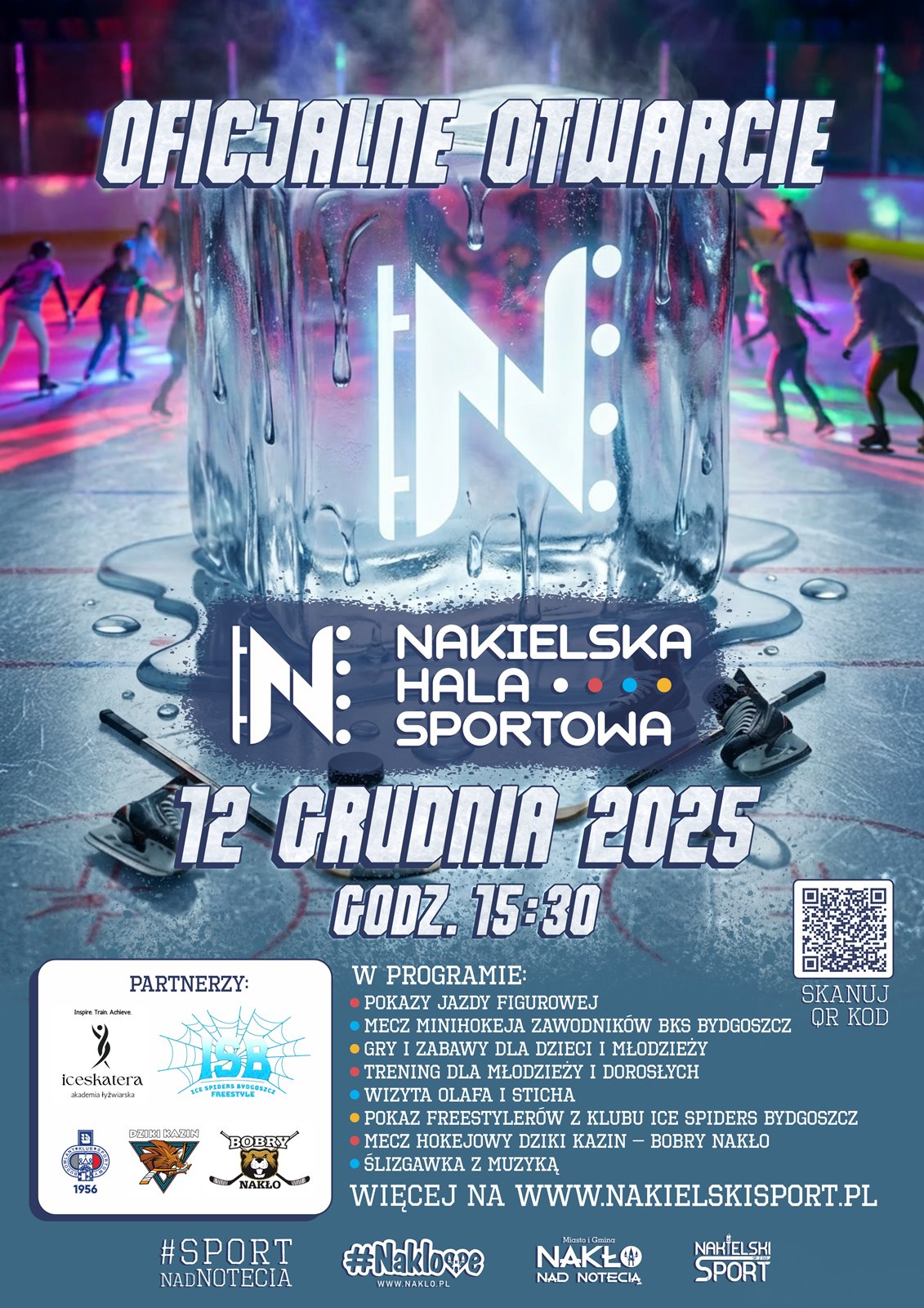 oficjalne otwarcie nakielskiej hali sportowej