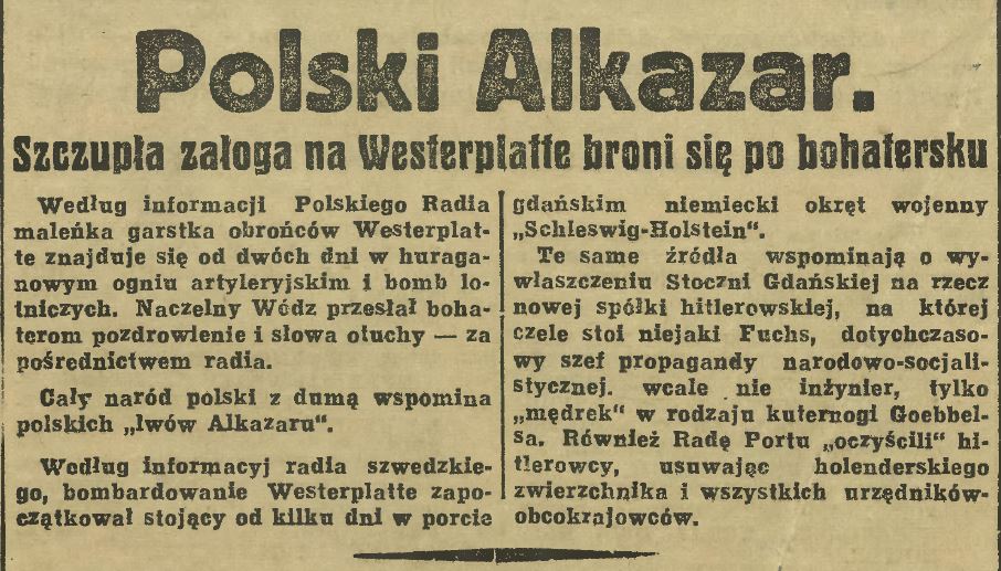Dziennik Bydgoski, 3 września 1939