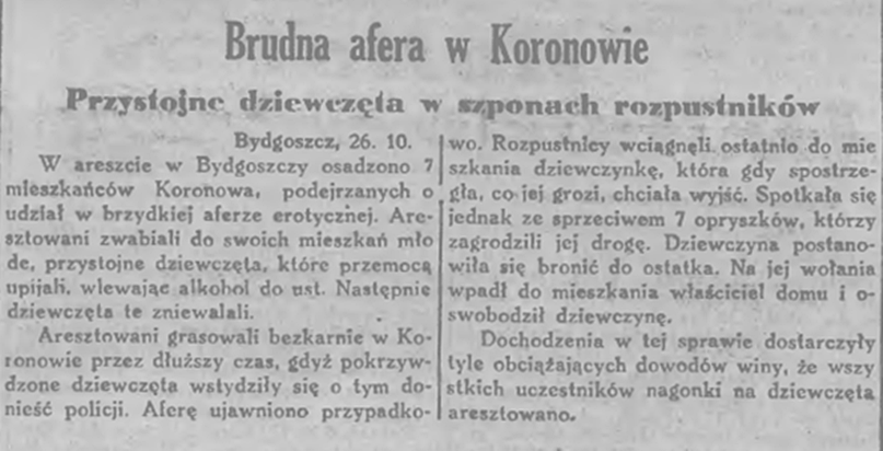 Nowy Kurjer, Poznań, 27 października 1938
