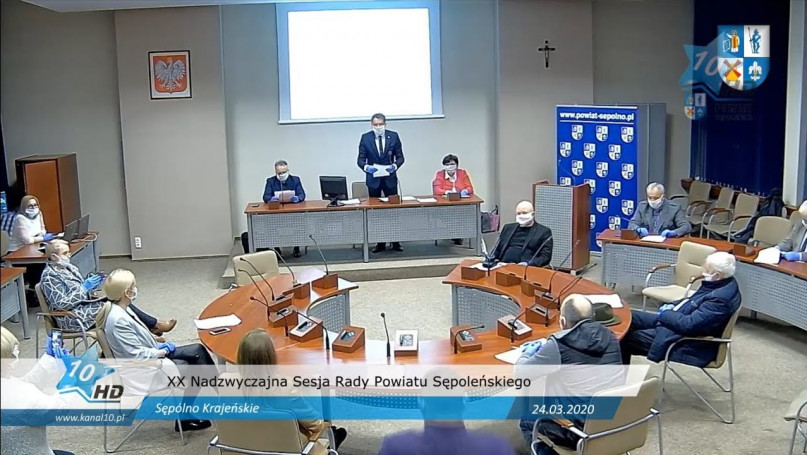 XX Nadzwyczajna Sesja Rady Powiatu Sępoleńskiego, 