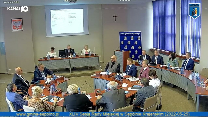 XLIV sesja Rady Miejskiej w Sępólnie Krajeńskim, 2